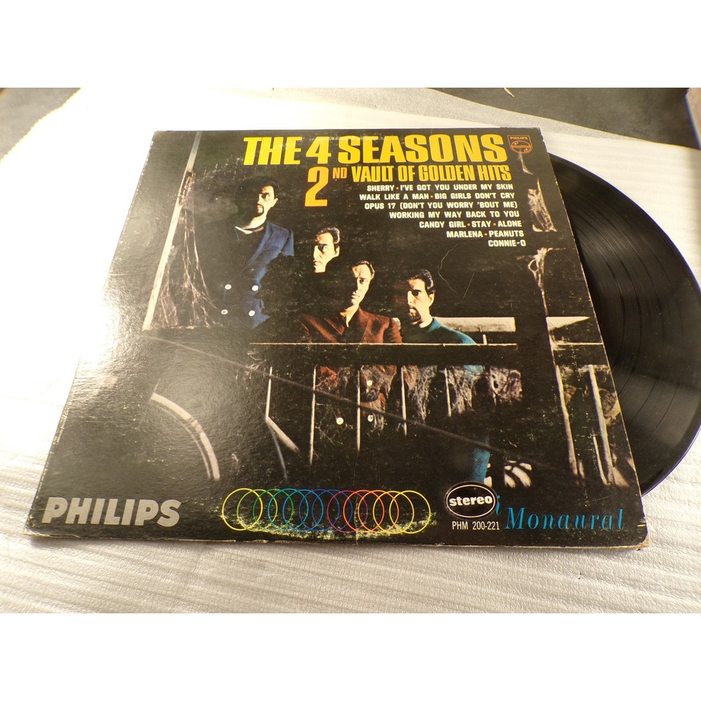 The 4 Seasons 2nd Vault of Golden Hits Vinyl LP Philips PHM 200221 Frankie Valli